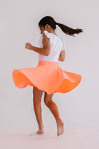 Neon Coral Twirl Skort by Mila & Rose ®