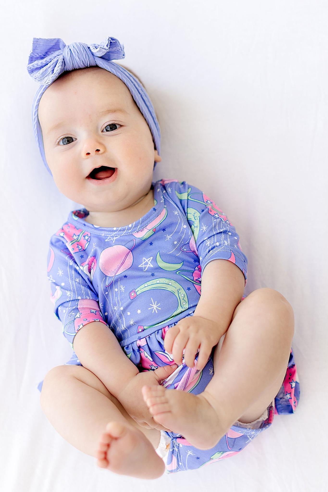 SALE Neon Moon 3/4 Sleeve Twirl Bodysuit by Mila & Rose ®