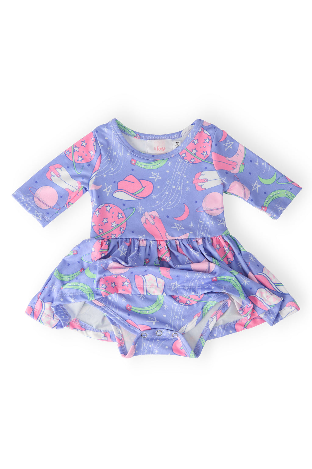 SALE Neon Moon 3/4 Sleeve Twirl Bodysuit by Mila & Rose ®