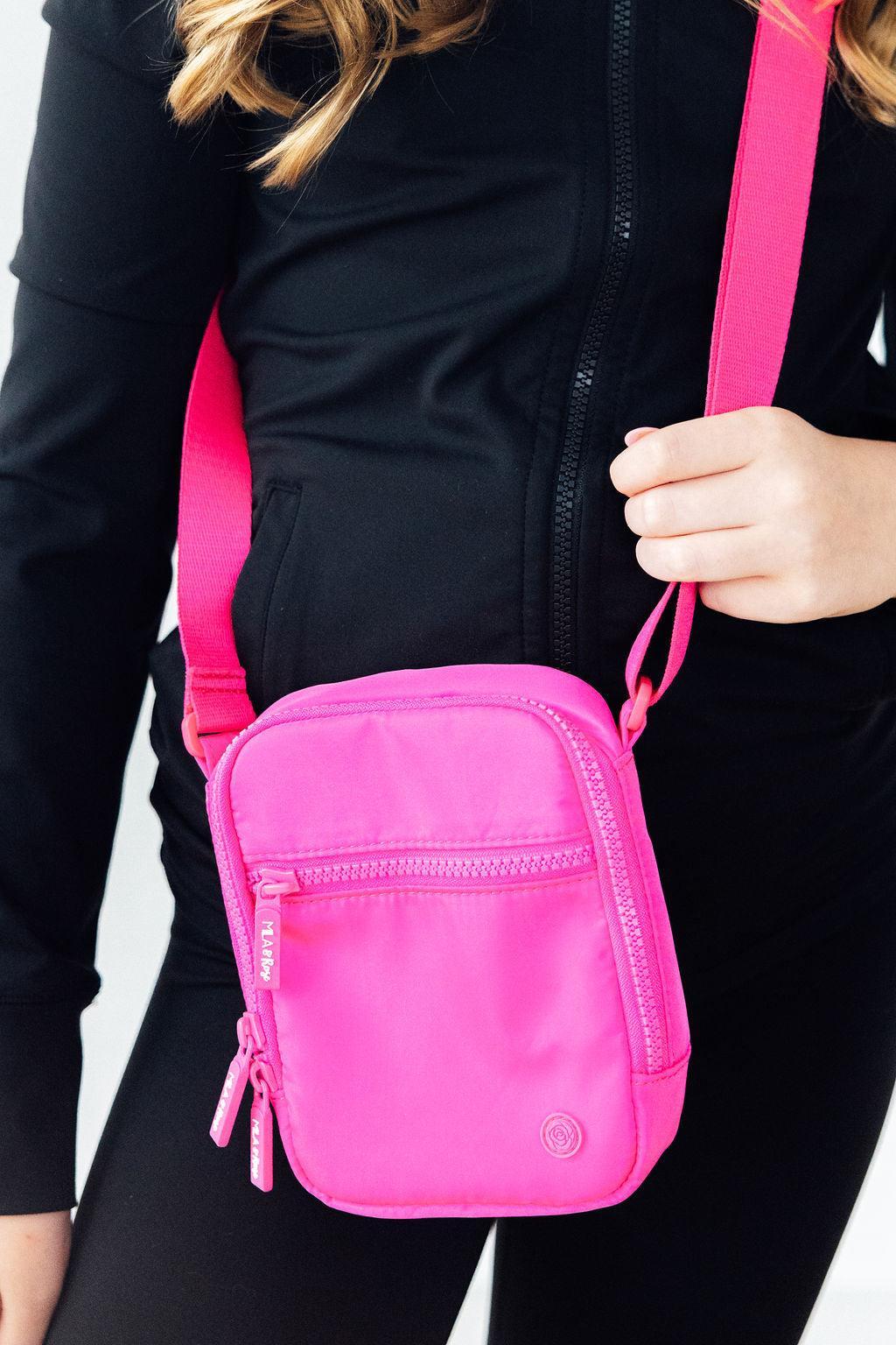 Neon Pink Crossbody Bag by Mila & Rose ®