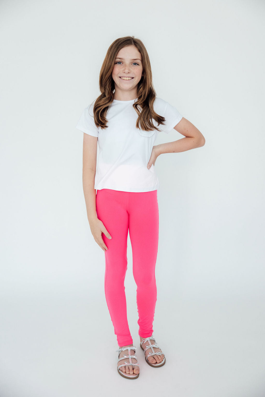 Neon Pink Leggings by Mila & Rose ®