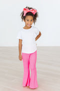 Neon Pink Scrunchy Bells by Mila & Rose ®