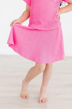 Neon Pink Scrunchy Twirl Skort by Mila & Rose ®