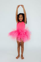Neon Pink Tank Tutu Leotard by Mila & Rose ®
