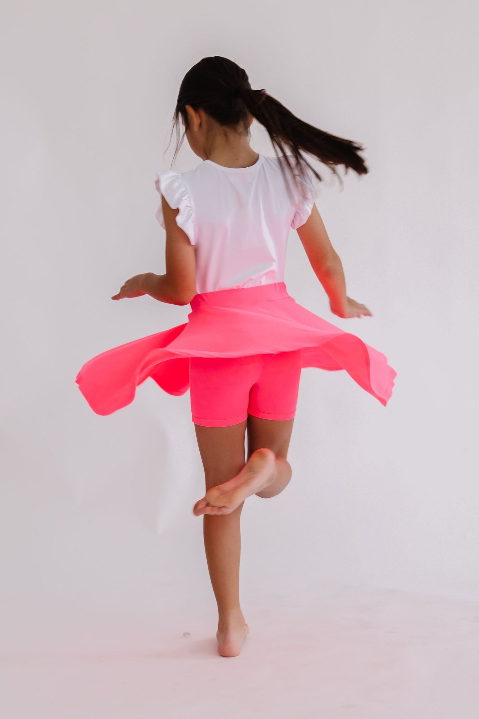 Neon Pink Twirl Skort by Mila & Rose ®