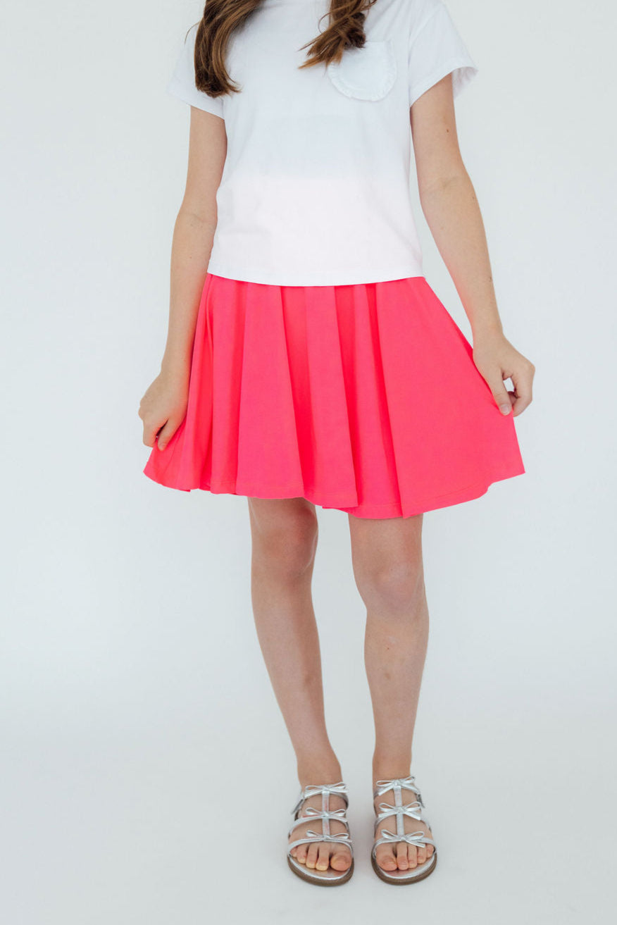 Neon Pink Twirl Skort by Mila & Rose ®