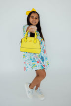 Neon Yellow Glitter Girl's Crossbody Purse by Mila & Rose ®