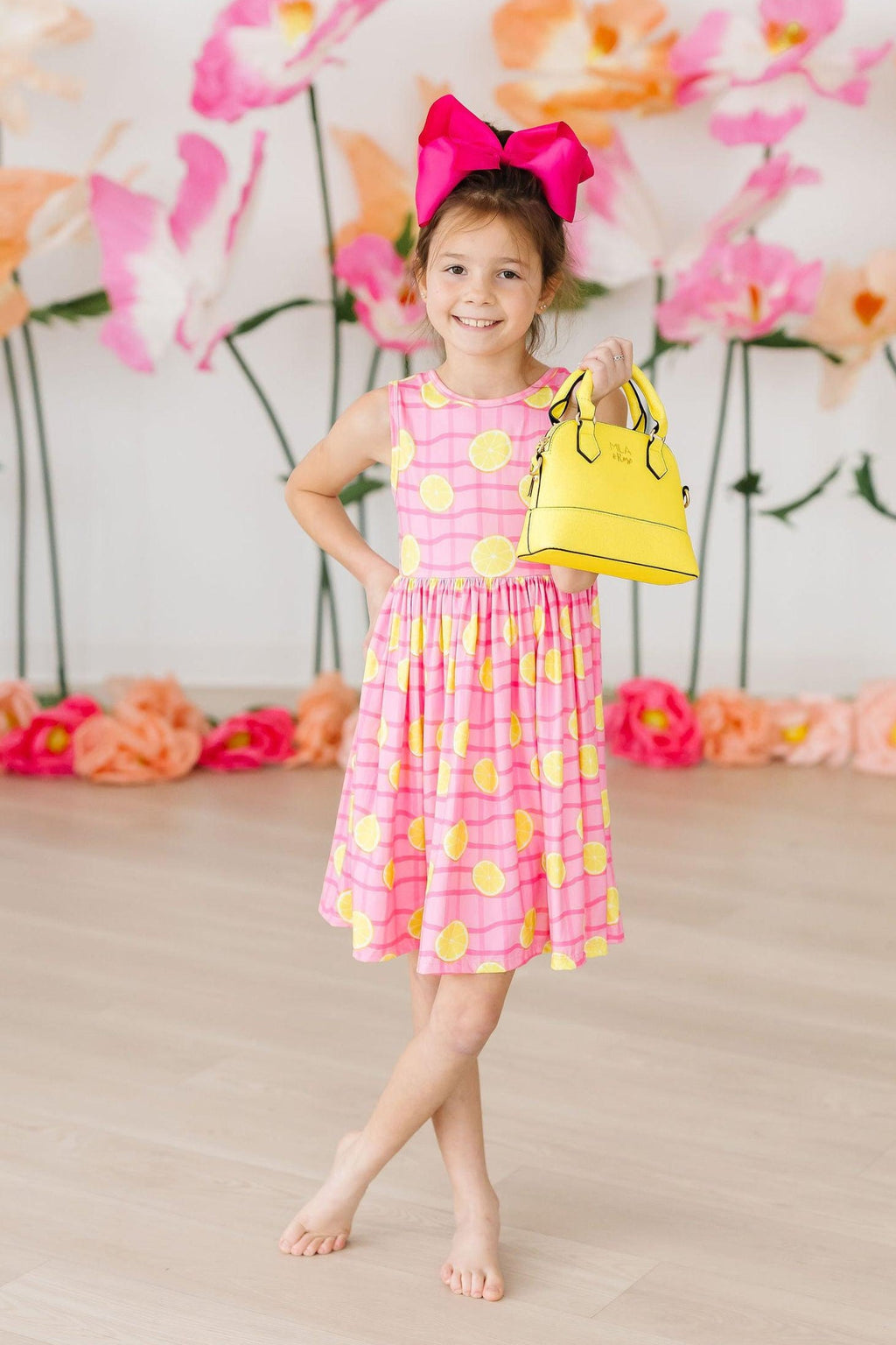 Neon Yellow Glitter Girl's Crossbody Purse by Mila & Rose ®