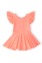 Neon Coral S/S Twirl Leotard by Mila & Rose ®