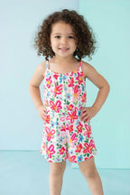Neon Floral Strappy Play Romper by Mila & Rose ®
