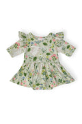No Bunny Like You 3/4 Sleeve Flutter Twirl Bodysuit by Mila & Rose ®