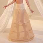 Nude A-Line Wedding Dress Petticoat , 3 Hoops & Waist Corsage by Bridal Port