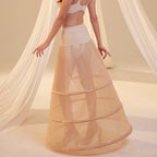 Nude A-Line Wedding Dress Petticoat , 3 Hoops & Waist Corsage by Bridal Port
