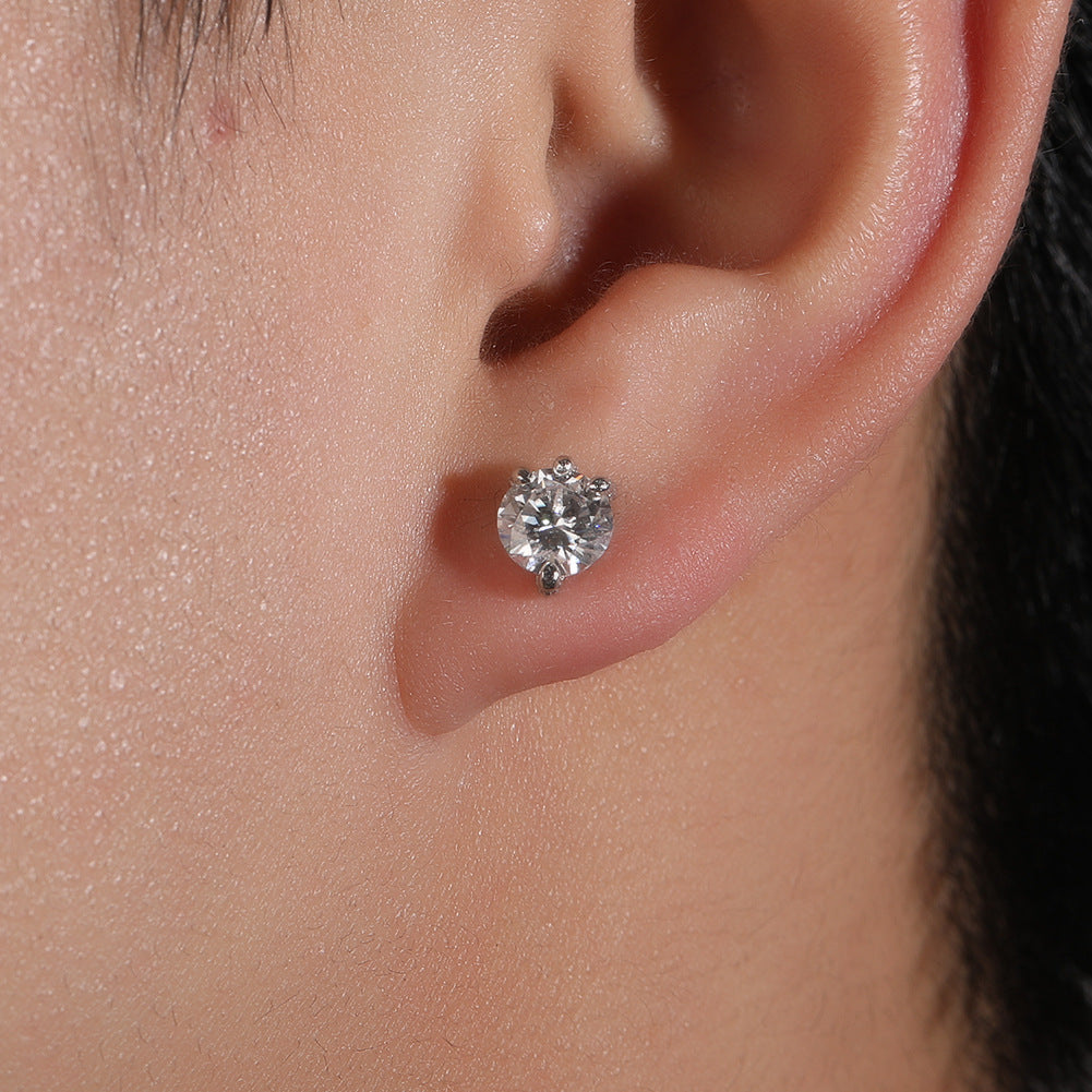S925 silver moissanite dragon claw earrings by nowadaysfashion