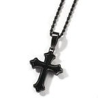 Hip-hop cross-shaped diamond Cubic Zirconia necklace by nowadaysfashion