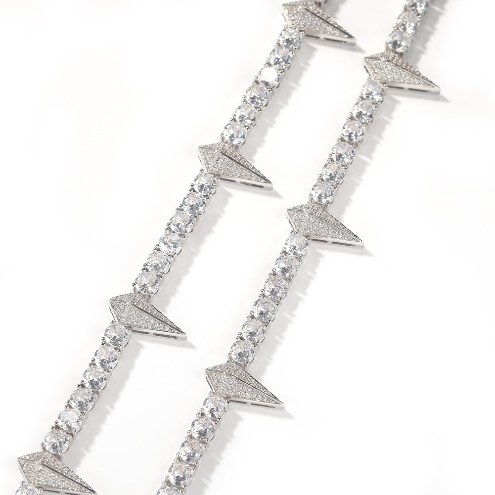 Hip-hop Black Panther zircon tennis chain by nowadaysfashion