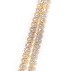 Hip-hop 9mm square rock candy zircon bracelet by nowadaysfashion