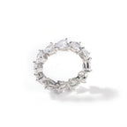 Hip-hop single-row heart-shaped zircon rings by nowadaysfashion