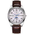 Leather strap quartz business watches by nowadaysfashion
