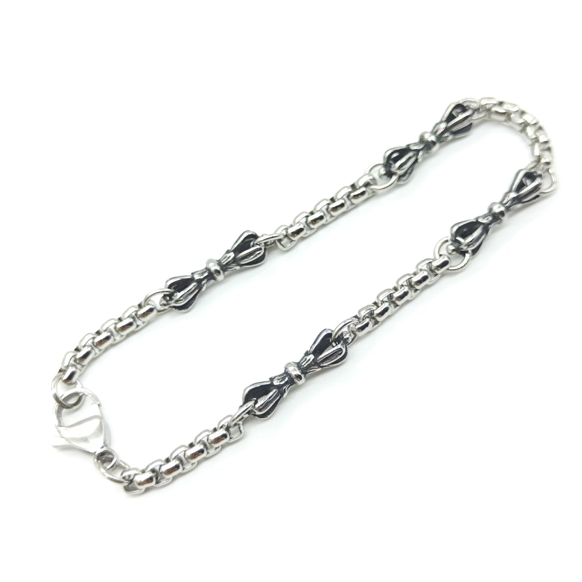 Vajra stainless steel retro simple bracelet by nowadaysfashion