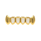 Hip-hop polished braces with gold electroplating by nowadaysfashion