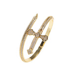 Hip-hop full-diamond justice sword bracelet inlaid with zircon by nowadaysfashion
