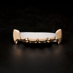 Hip-hop polished braces with gold electroplating by nowadaysfashion