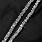 Iced Out Tennis Chain Cubic Zirconia CZ Hip Hop Necklace by nowadaysfashion