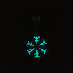 Winter rotating snowflake luminous oil drop pendant by nowadaysfashion