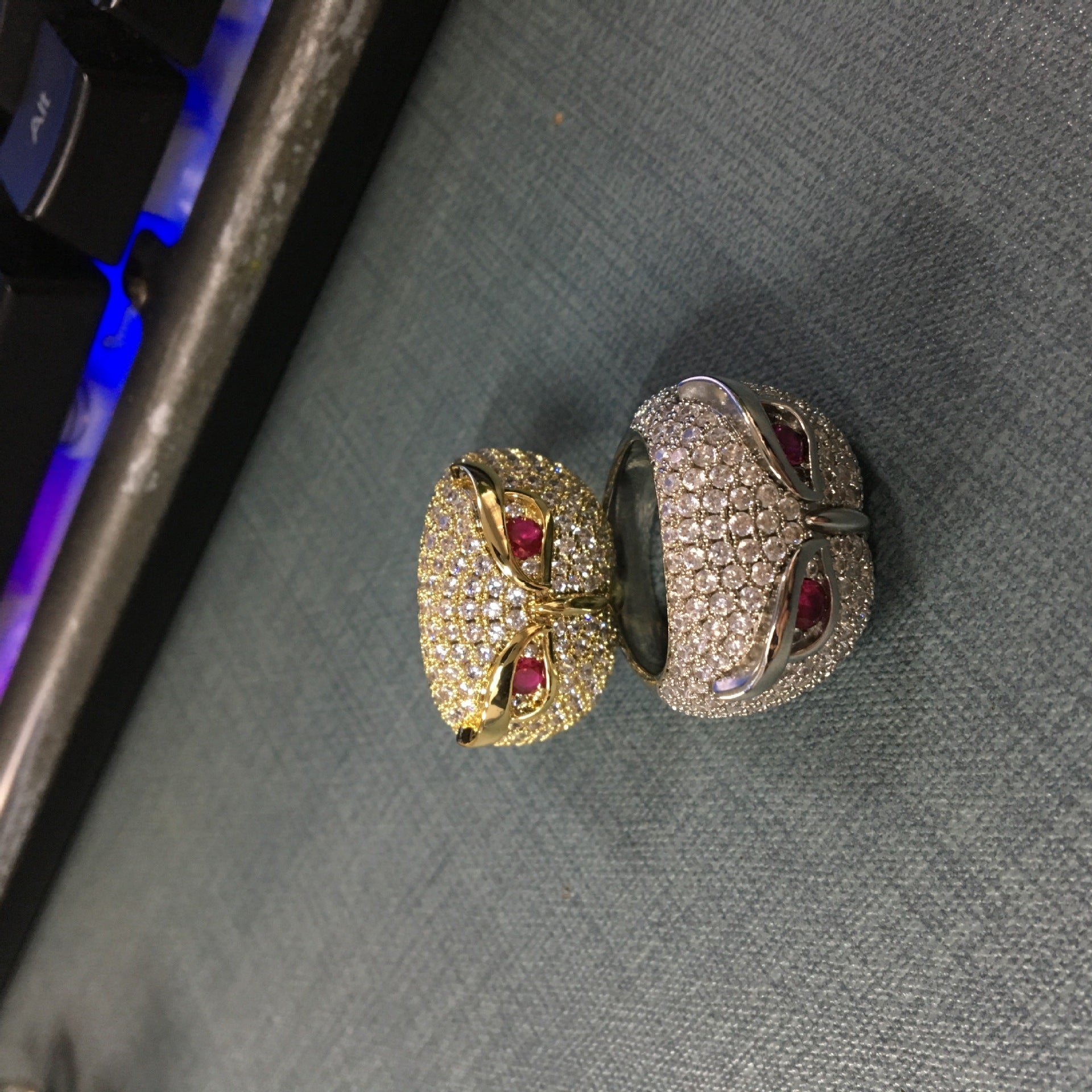 Hip-hop creative owl zircon-encrusted ring by nowadaysfashion