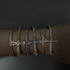 Hip-hop full-diamond justice sword bracelet inlaid with zircon by nowadaysfashion