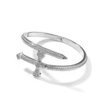 Hip-hop full-diamond justice sword bracelet inlaid with zircon by nowadaysfashion