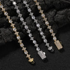 Star zircon tennis chain necklace by nowadaysfashion