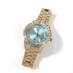 Hip-hop watch with Roman numerals and diamonds, large dial by nowadaysfashion