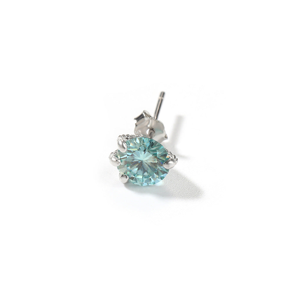 S925 silver moissanite dragon claw earrings by nowadaysfashion