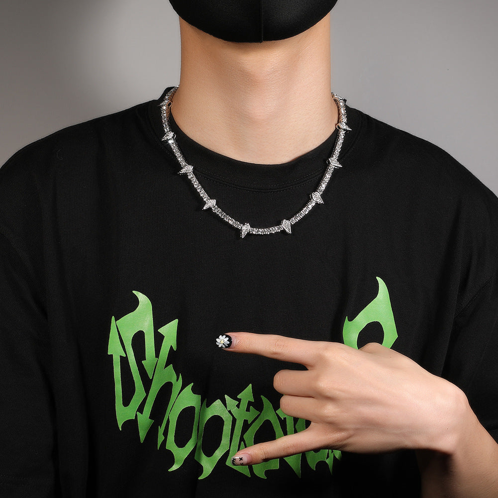 Hip-hop Black Panther zircon tennis chain by nowadaysfashion