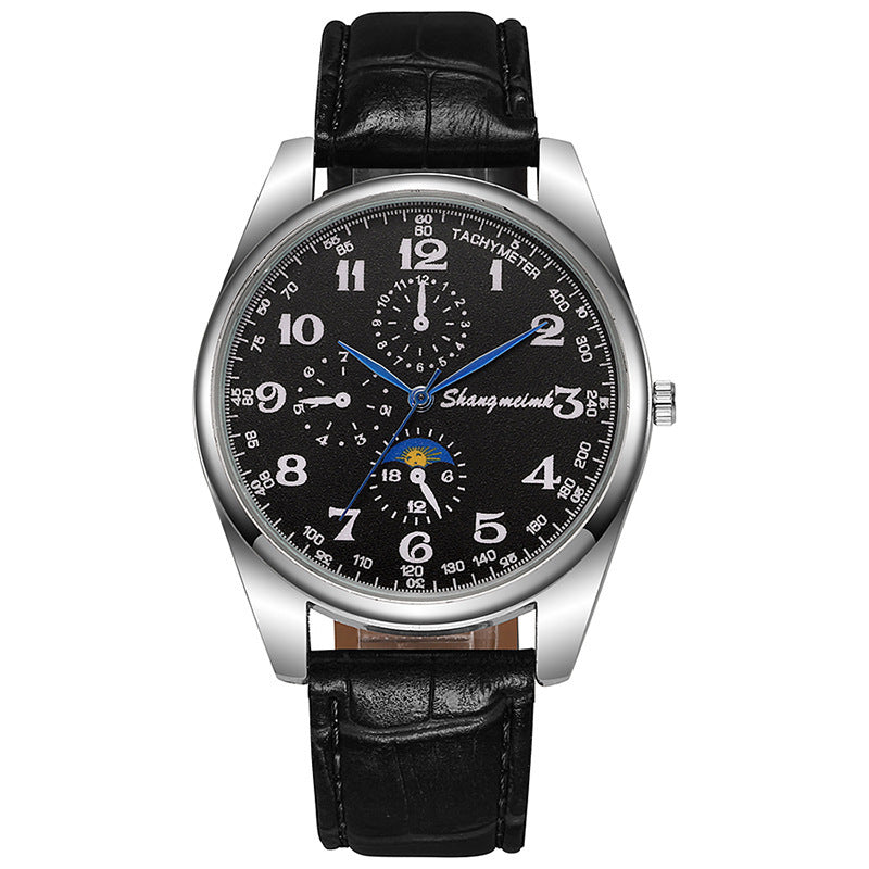 Leather strap quartz business watches by nowadaysfashion