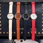 Korean-style, stylish, simple leather strap watches. by nowadaysfashion