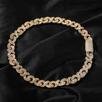 15mm Diamond Geometric Infinity Cuban Chain by nowadaysfashion