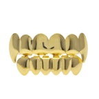 Hip-hop polished braces with gold electroplating by nowadaysfashion