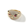 Hip-hop creative owl zircon-encrusted ring by nowadaysfashion