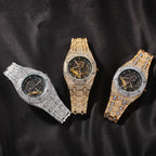 Hip Hop Full Diamond Hollow Case Mechanical Watch by nowadaysfashion