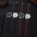 Leather strap quartz business watches by nowadaysfashion