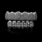 Hip-hop polished braces with gold electroplating by nowadaysfashion