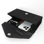 Colorful hot diamond black clutch