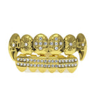 Hip-hop diamond-encrusted and gold-plated teeth grillz by nowadaysfashion