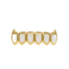 Hip-hop polished braces with gold electroplating by nowadaysfashion