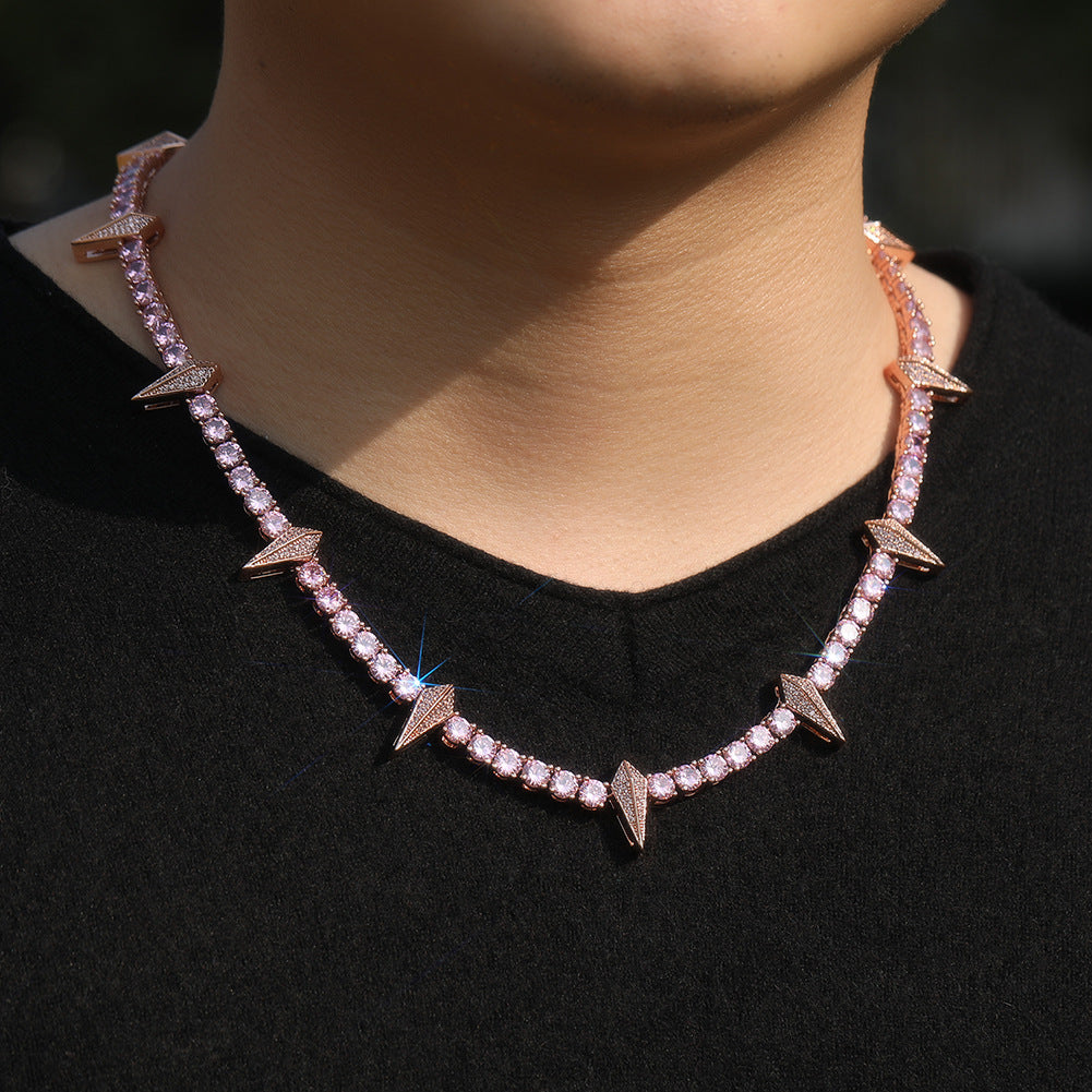 Hip-hop Black Panther zircon tennis chain by nowadaysfashion