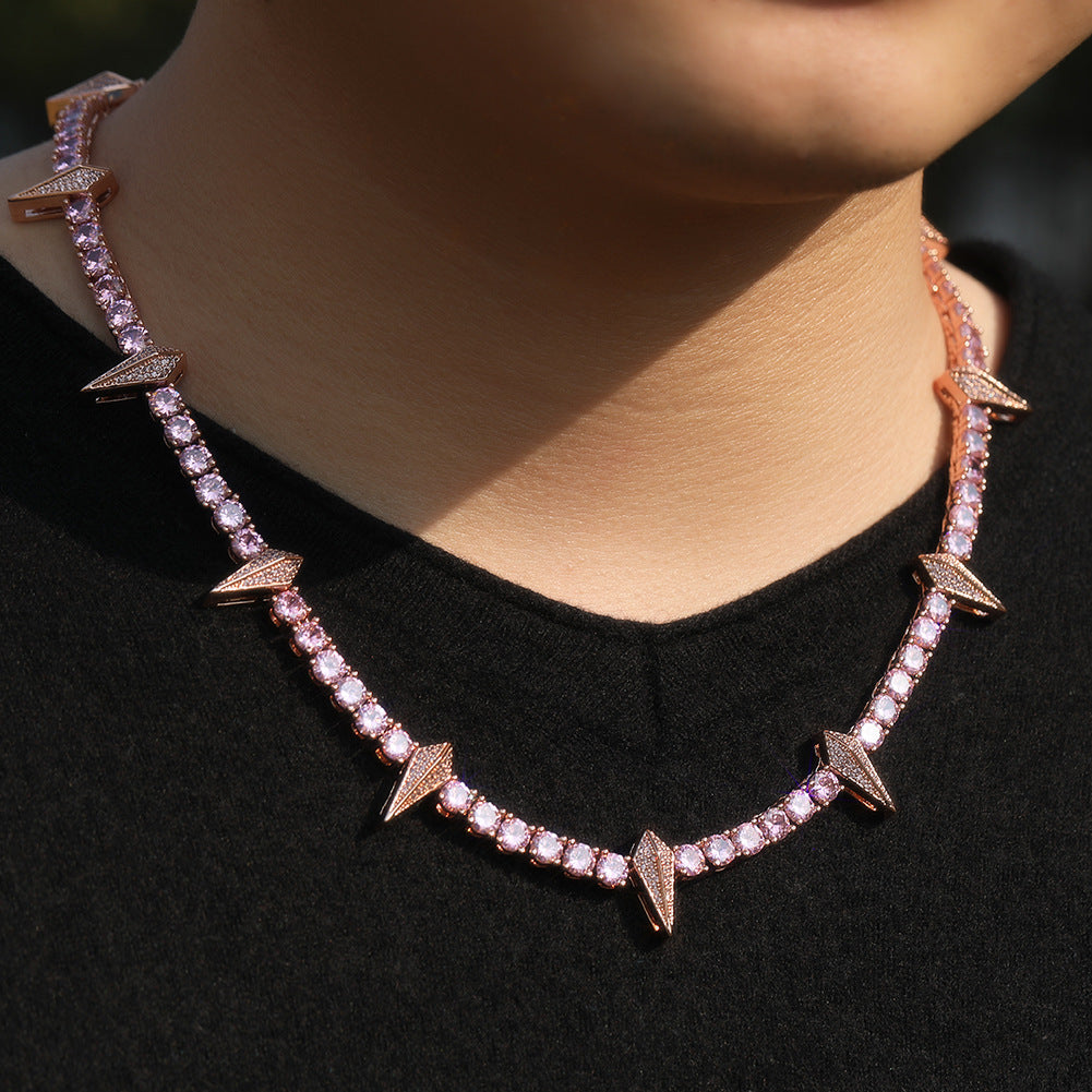 Hip-hop Black Panther zircon tennis chain by nowadaysfashion