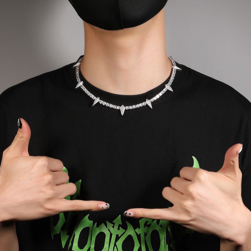 Hip-hop Black Panther zircon tennis chain by nowadaysfashion